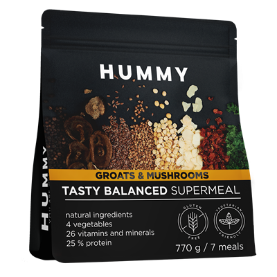 HUMMY Tasty Balanced Supermeal Groats & Mushrooms